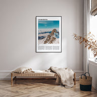 Courchevel Travel Color Poster