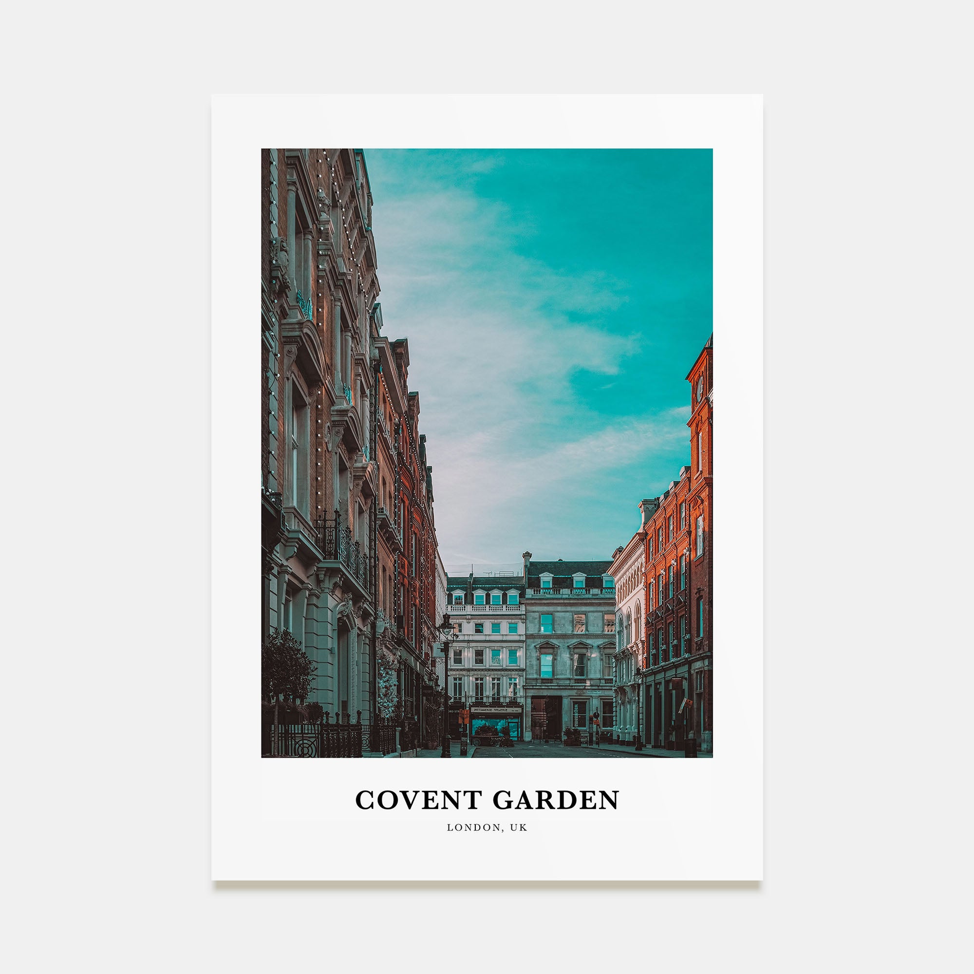 Covent Garden Portrait Color Poster