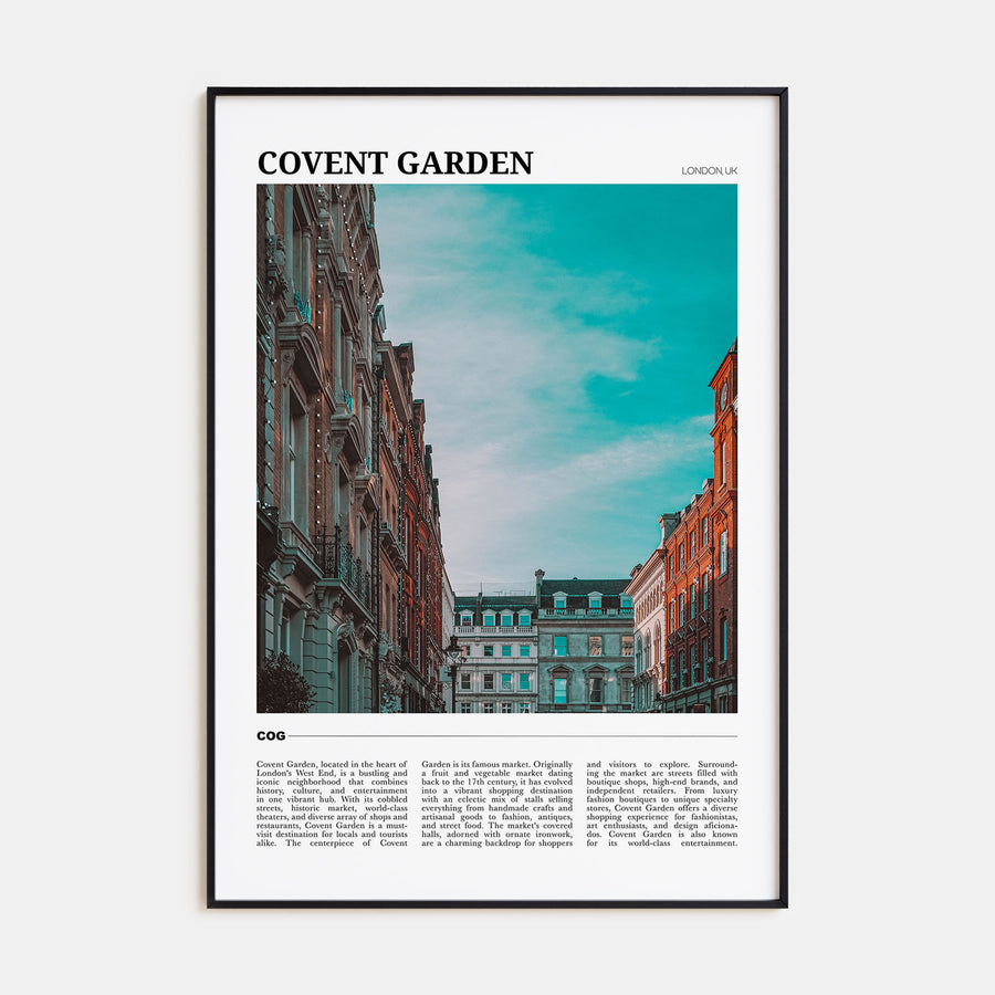 Covent Garden Travel Color Poster