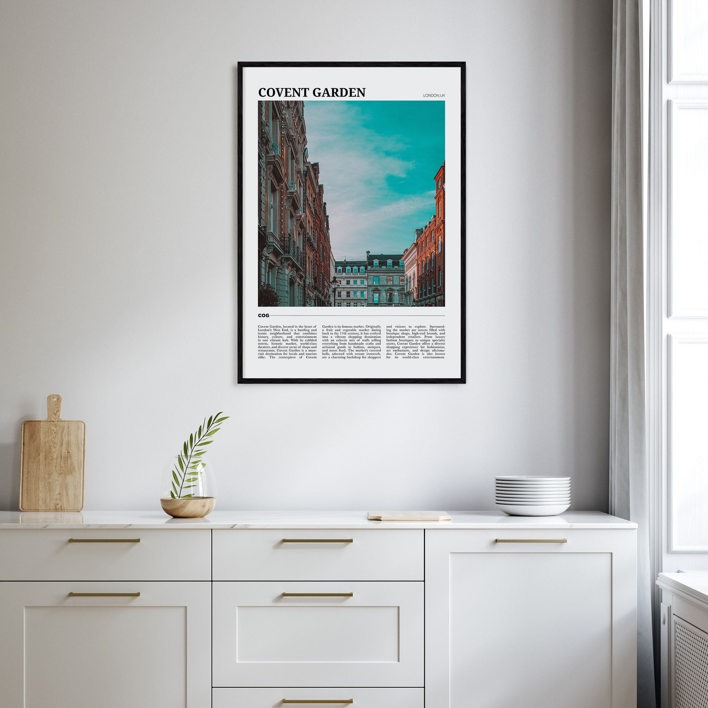 Covent Garden Travel Color Poster