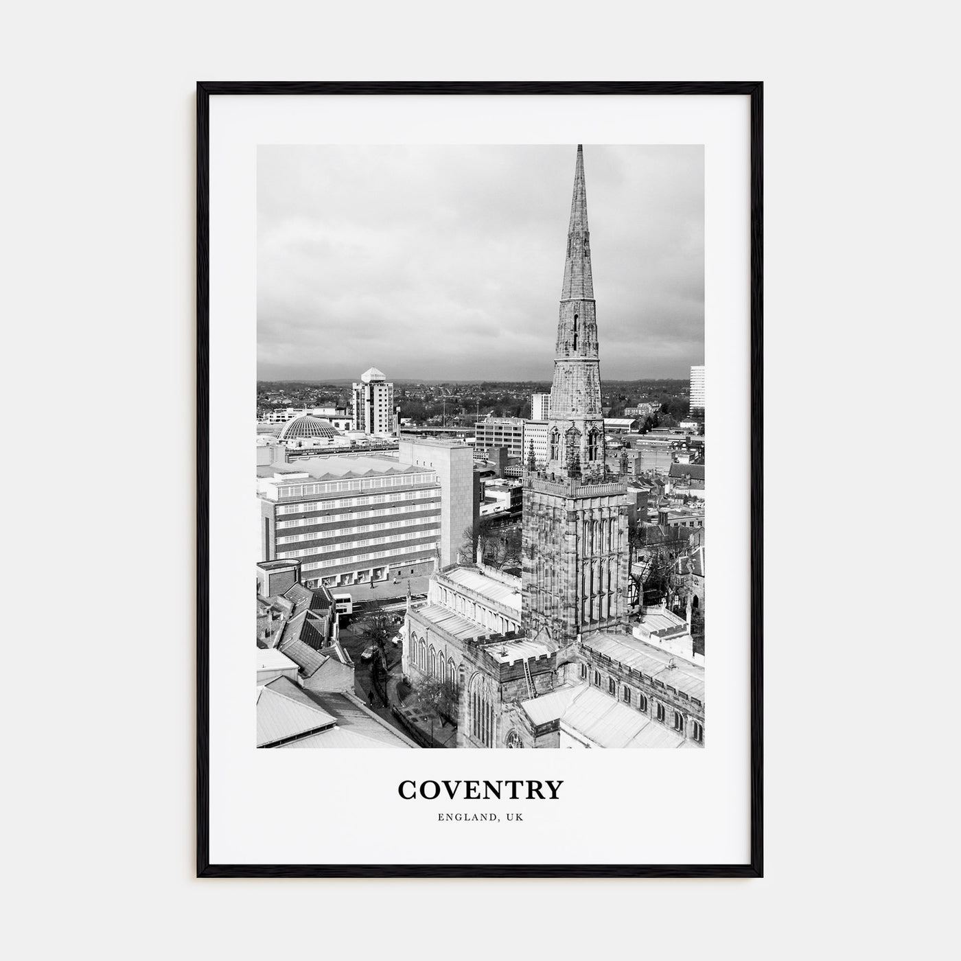 Coventry Portrait B&W Poster
