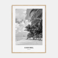 Cozumel Portrait B&W Poster