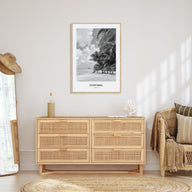 Cozumel Portrait B&W Poster