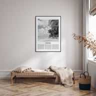 Cozumel Travel B&W Poster