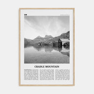 Cradle Mountain Travel B&W Poster