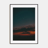 Crescent Moon Photo Color No 2 Poster