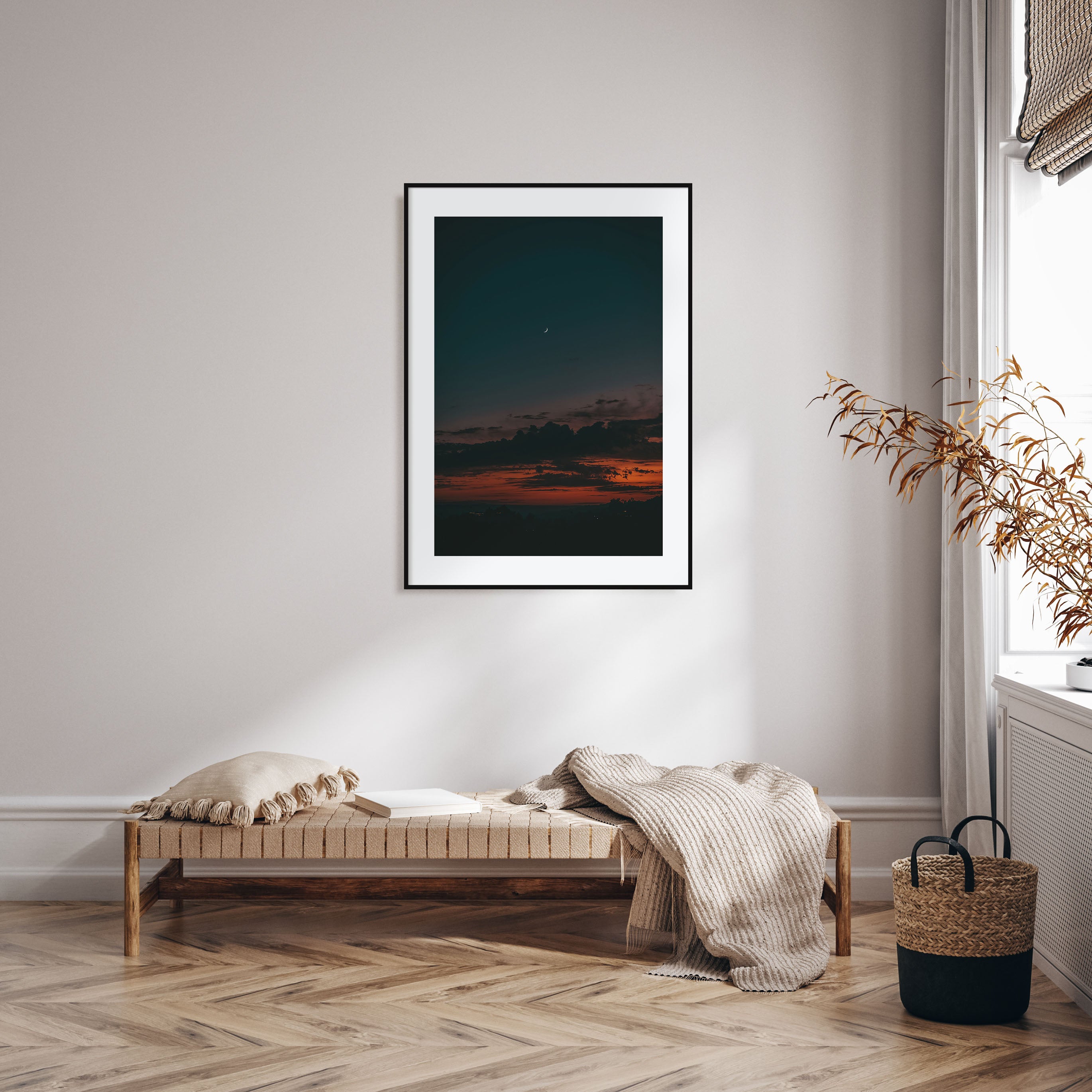 Crescent Moon Photo Color No 2 Poster