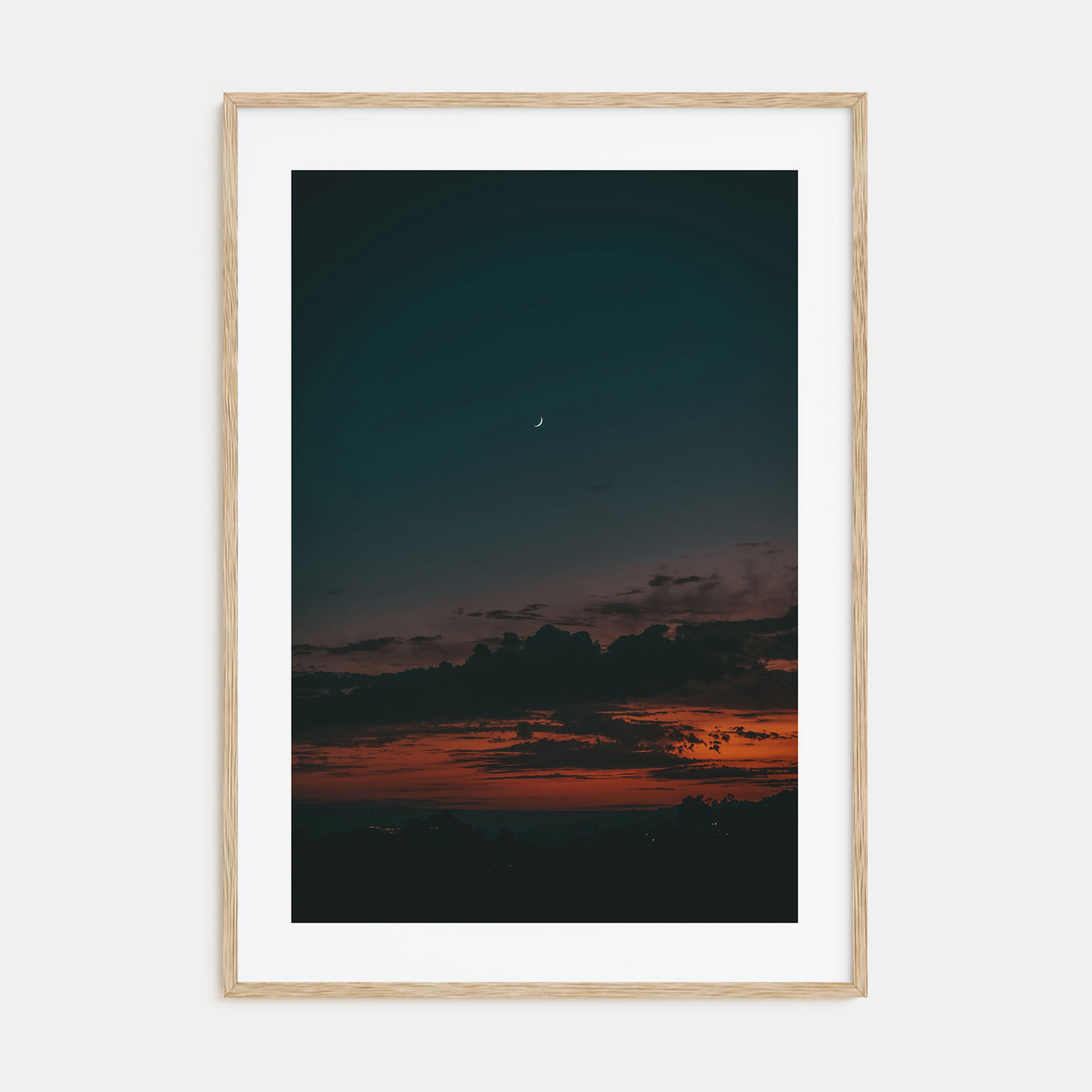 Crescent Moon Photo Color No 2 Poster