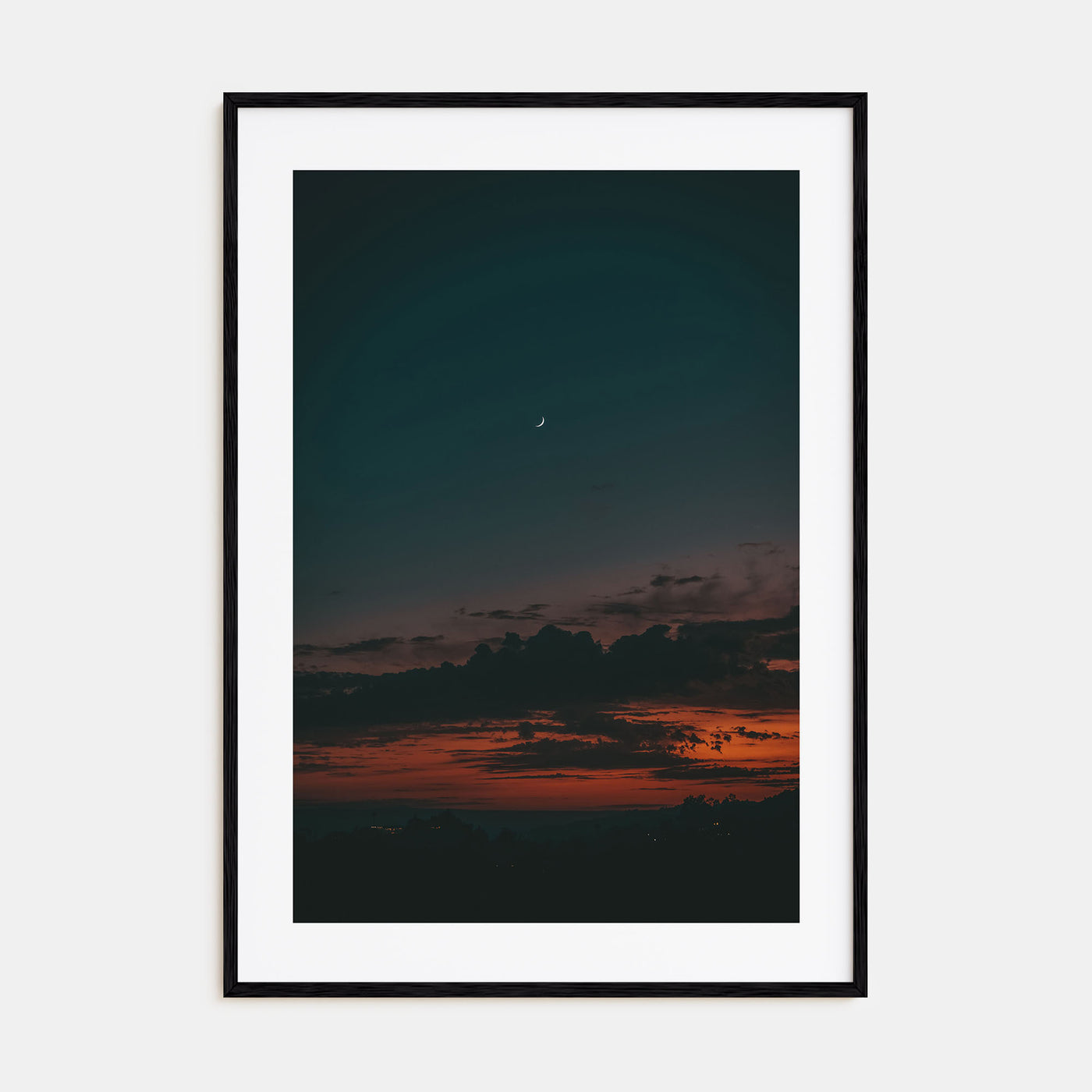 Crescent Moon Photo Color No 2 Poster