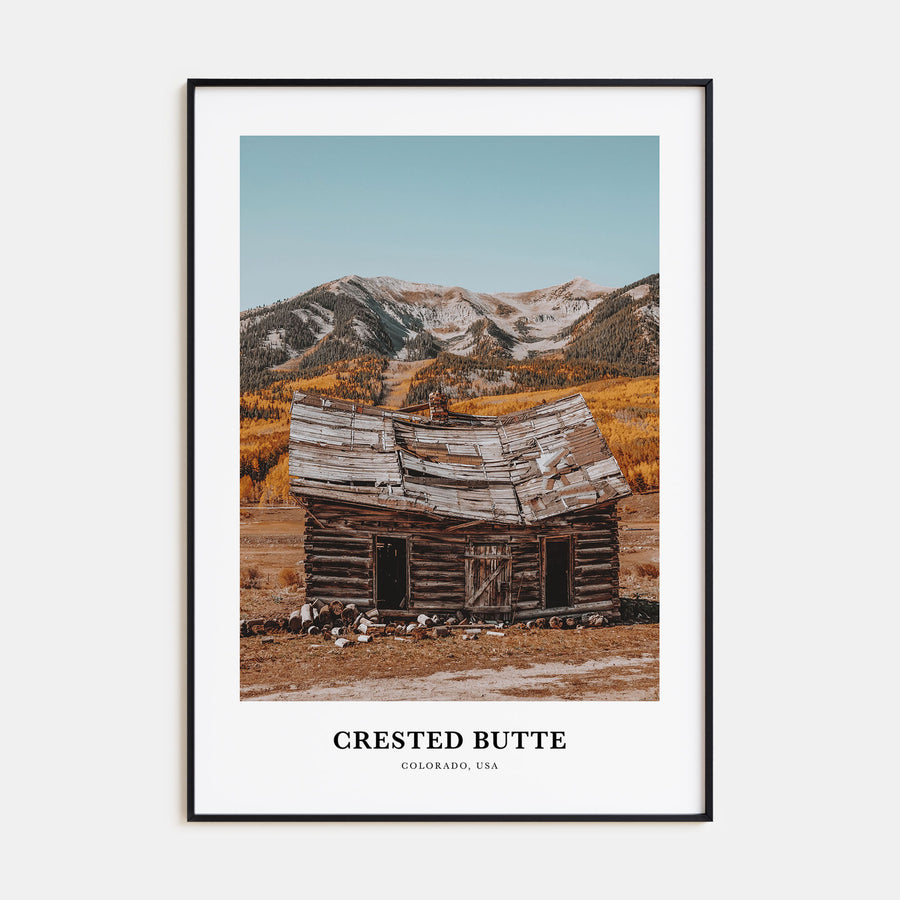 Crested Butte Portrait Color Poster