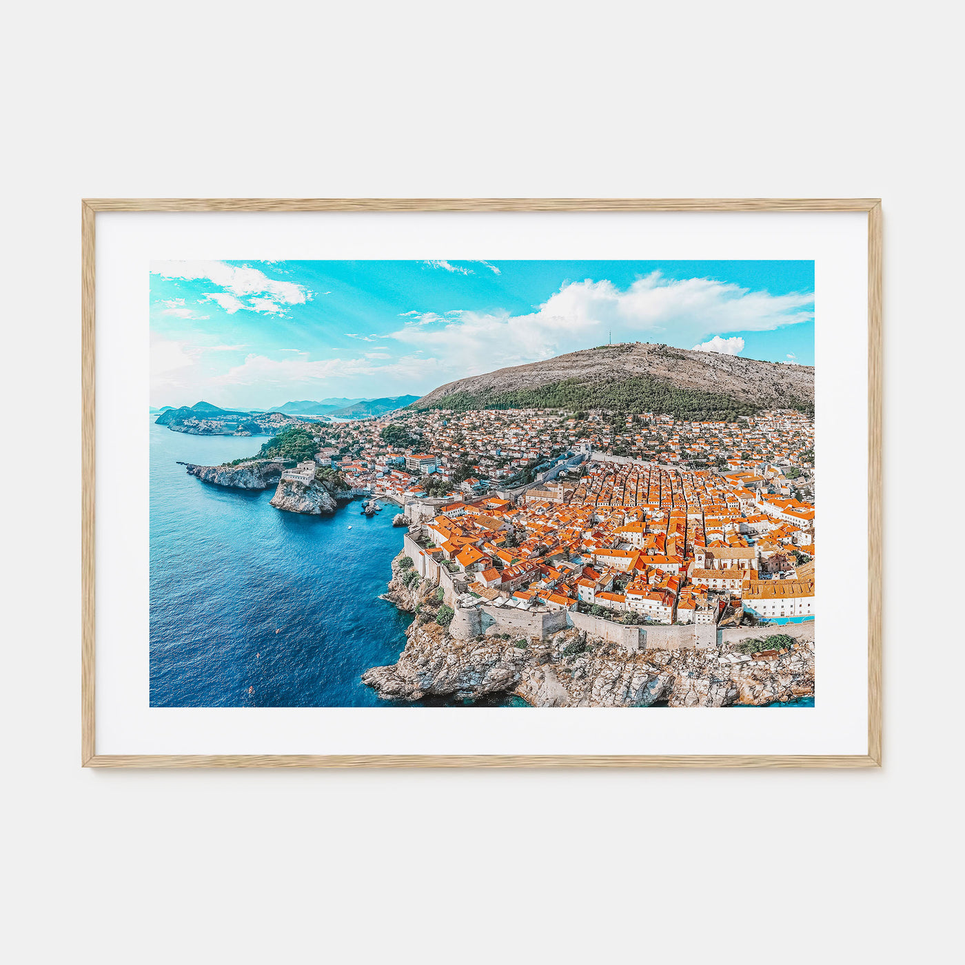 Croatia Landscape Color Poster