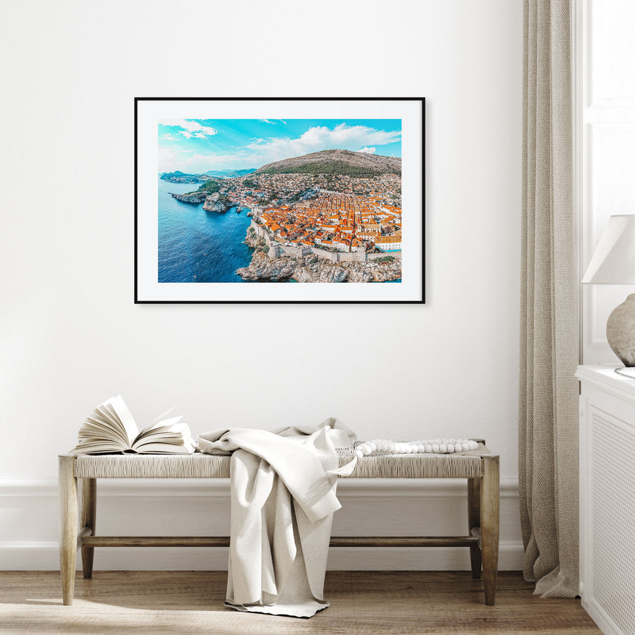 Croatia Landscape Color Poster
