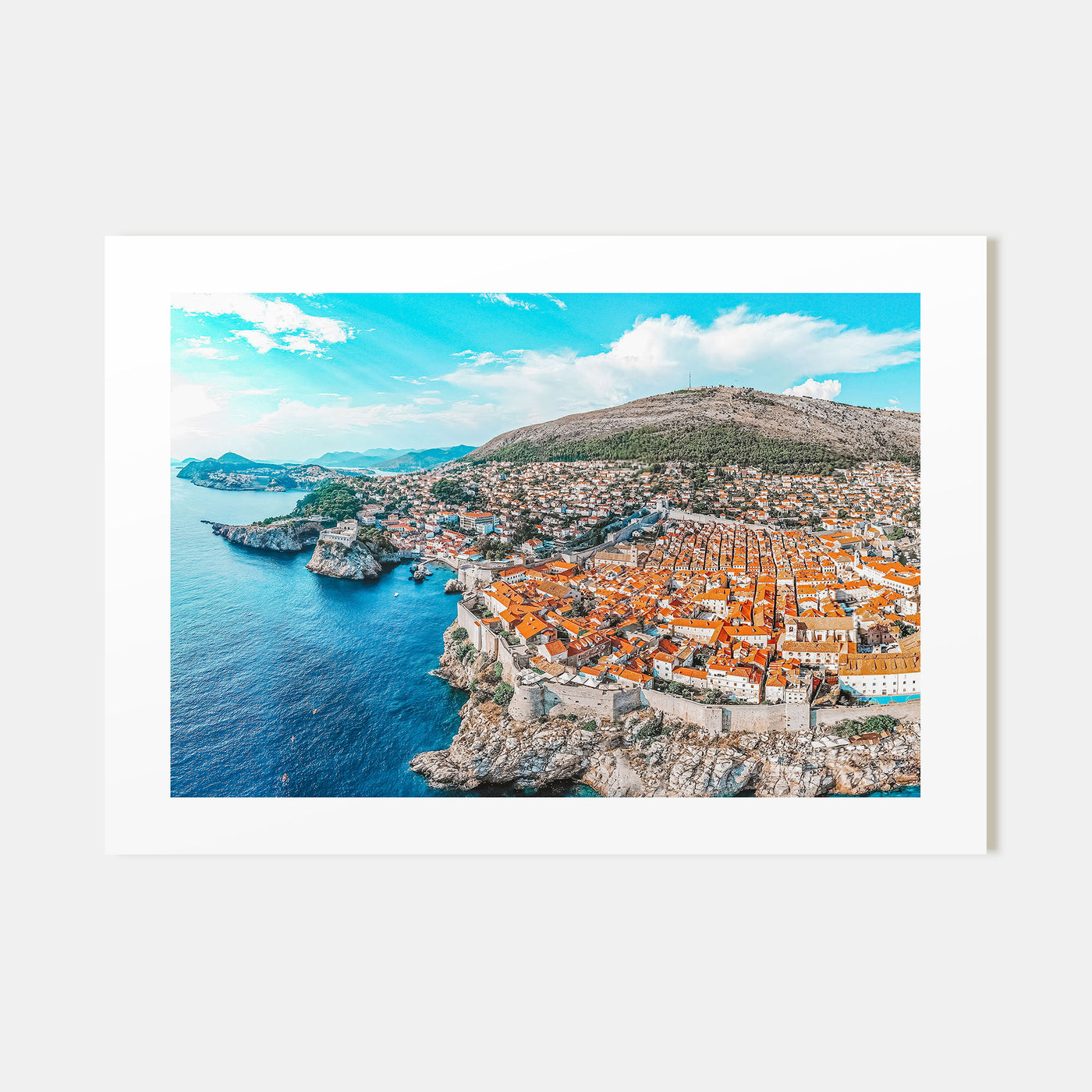 Croatia Landscape Color Poster