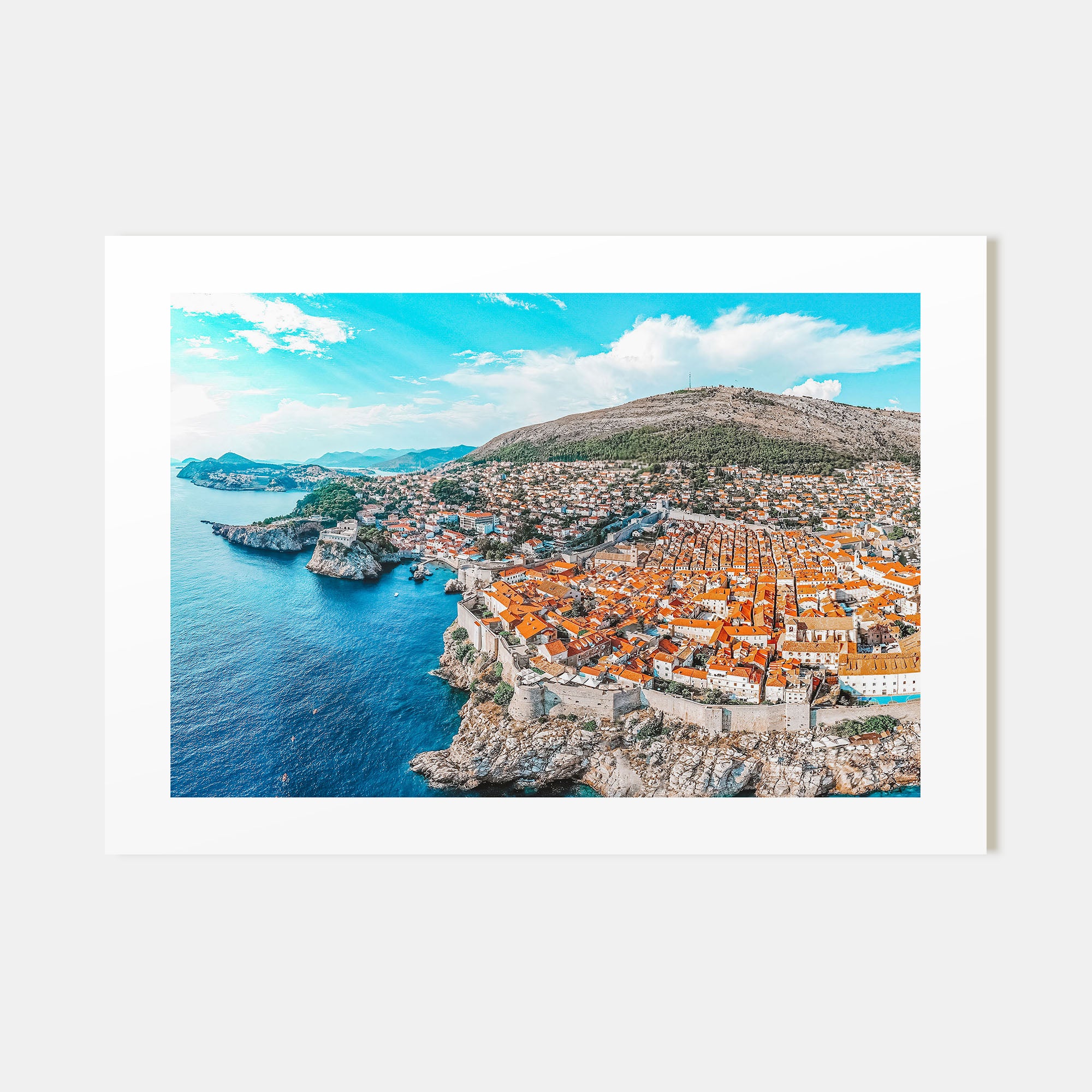 Croatia Landscape Color Poster