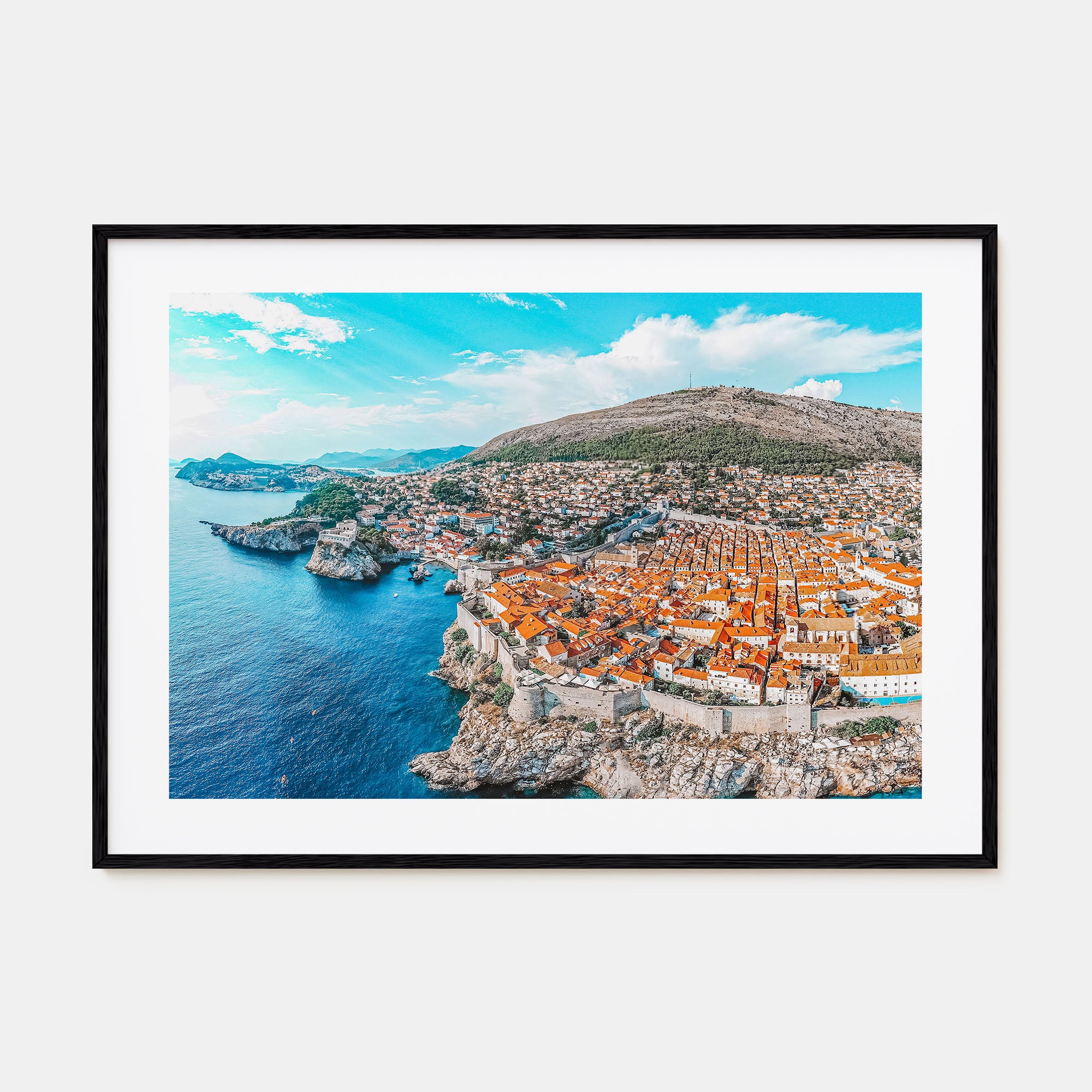 Croatia Landscape Color Poster