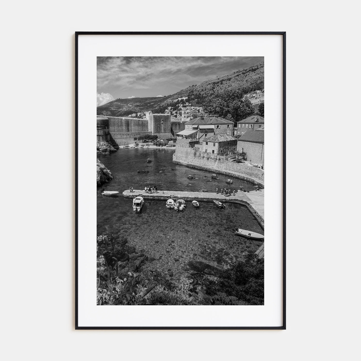 Croatia Photo B&W Poster