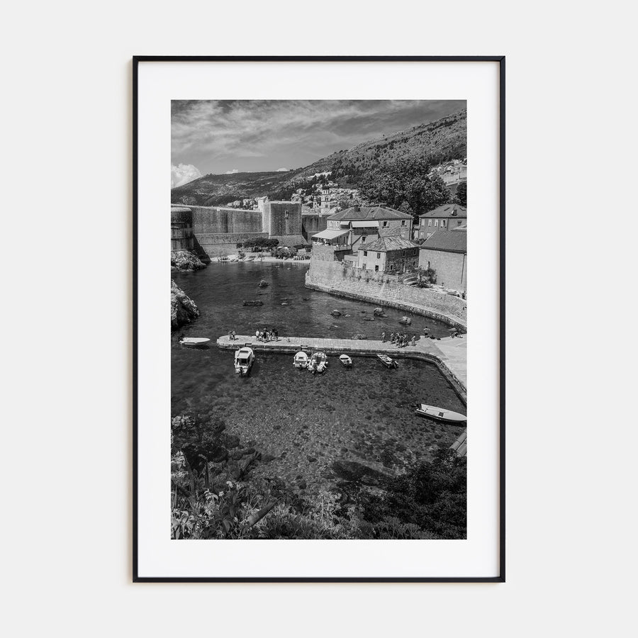 Croatia Photo B&W Poster