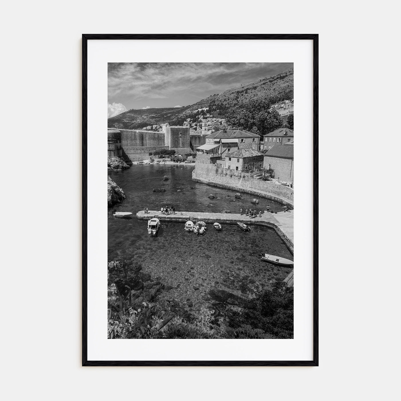 Croatia Photo B&W Poster