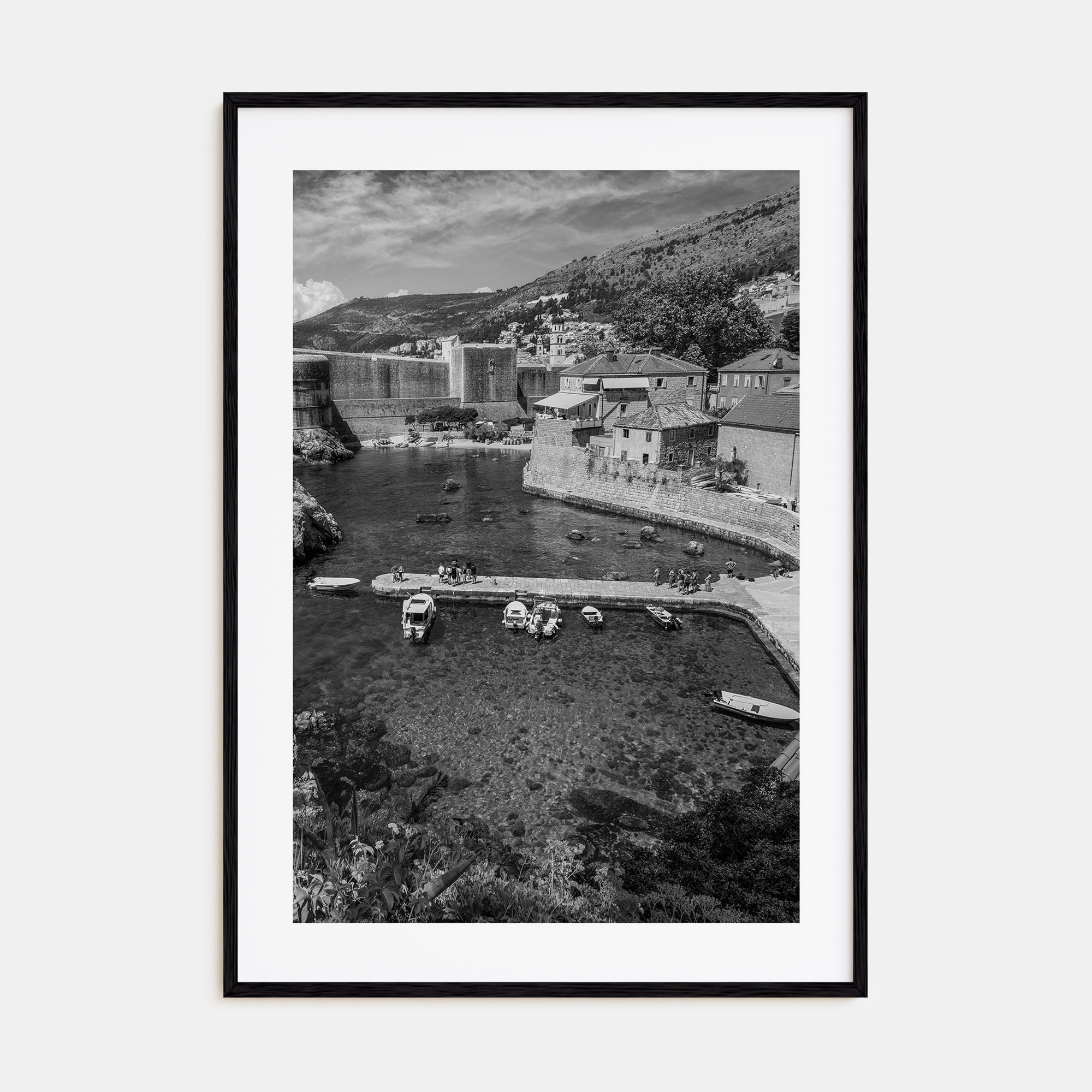 Croatia Photo B&W Poster