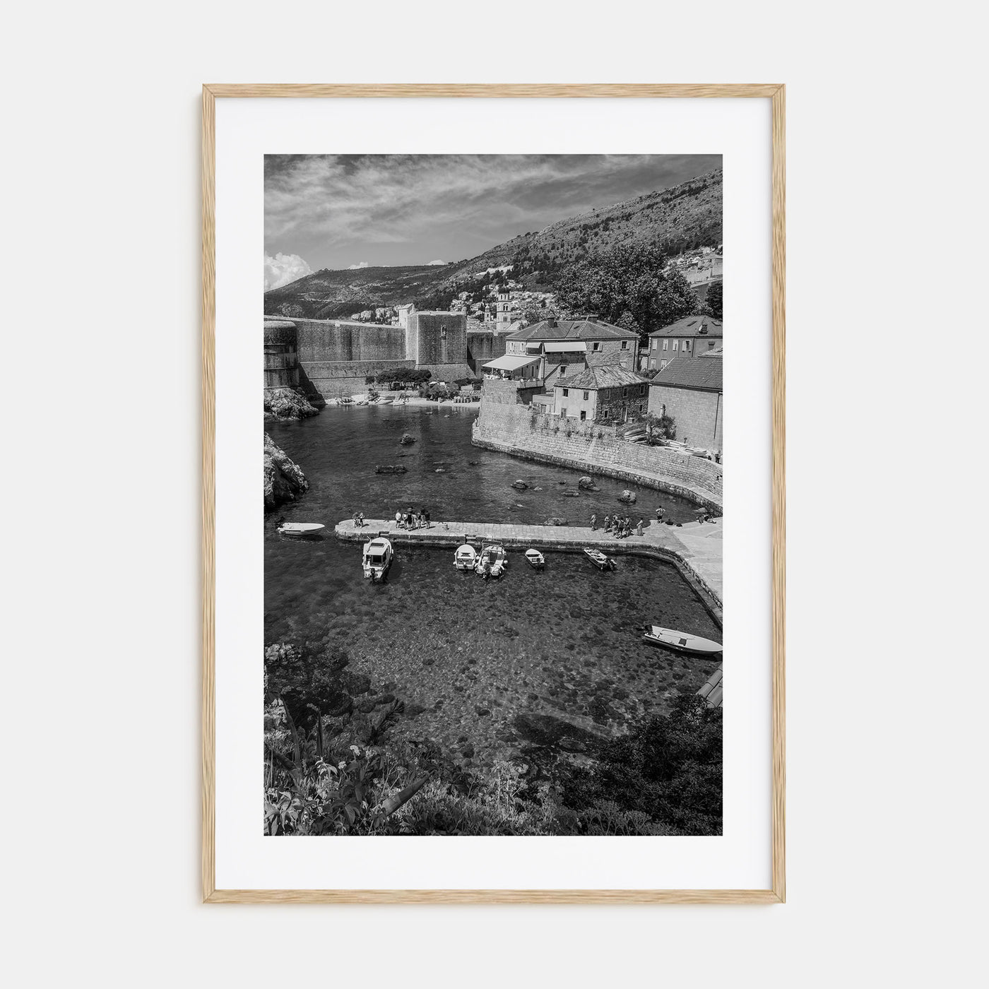 Croatia Photo B&W Poster