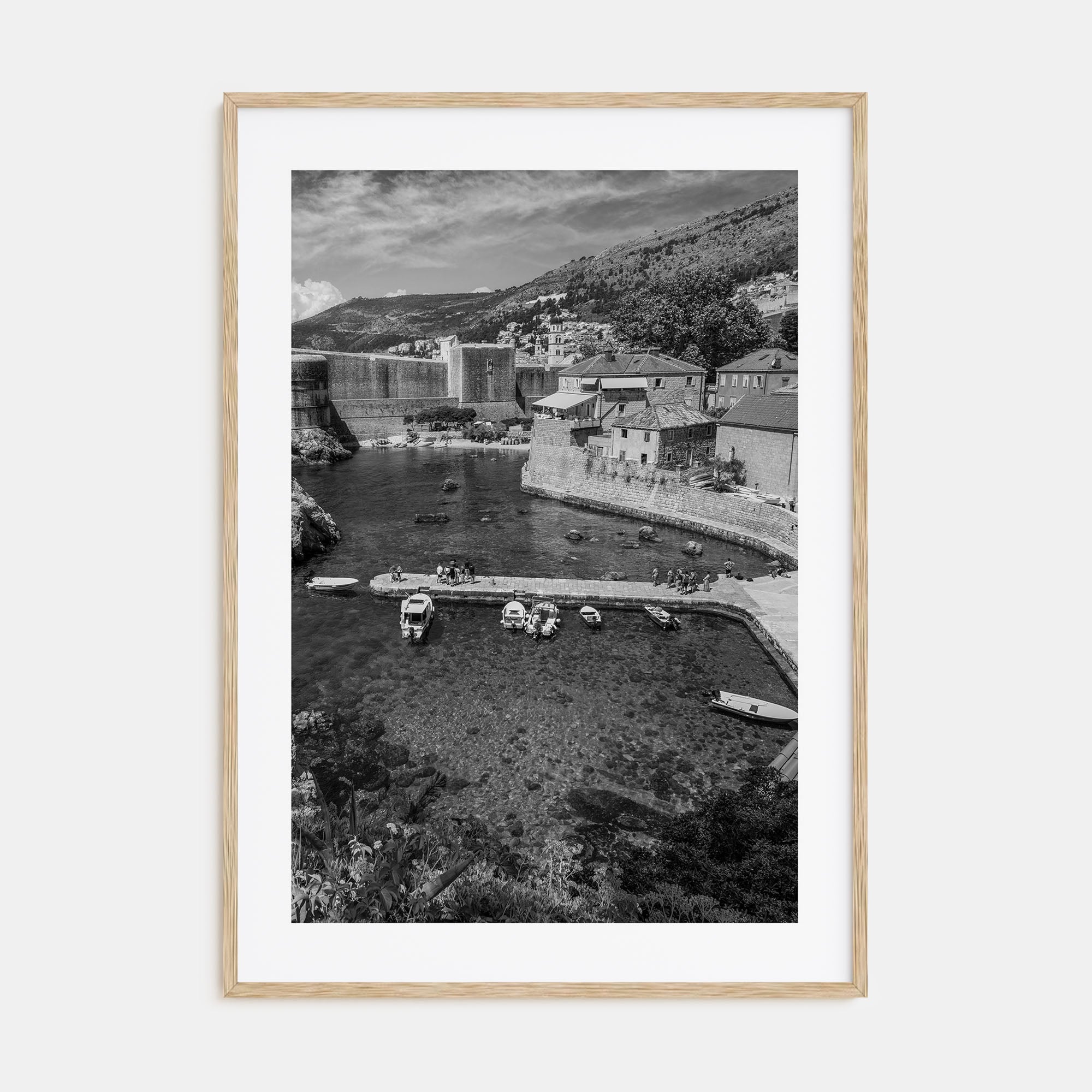 Croatia Photo B&W Poster