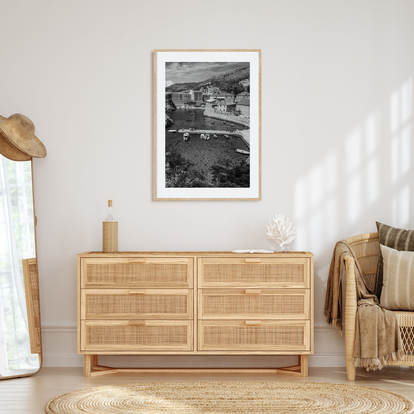 Croatia Photo B&W Poster