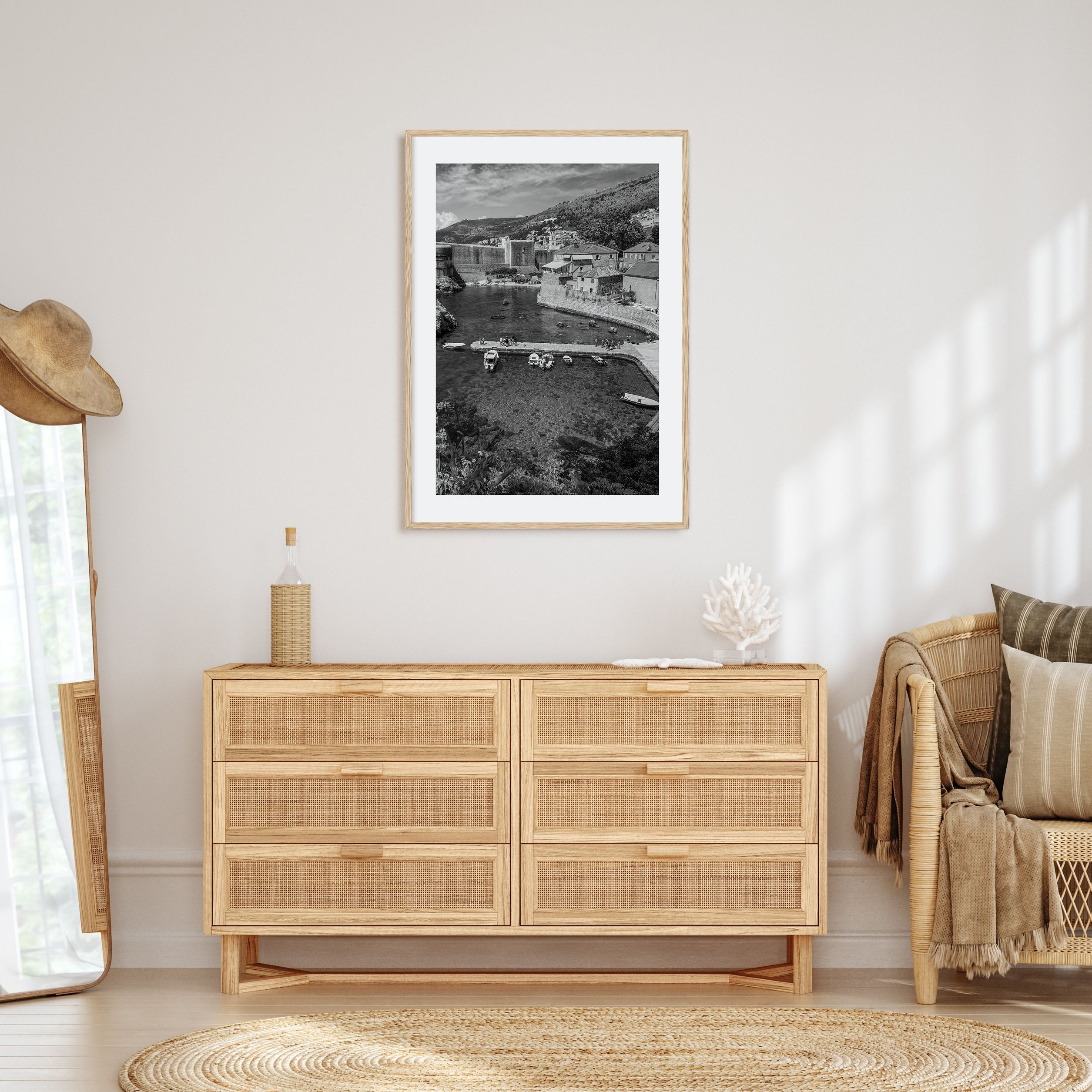 Croatia Photo B&W Poster