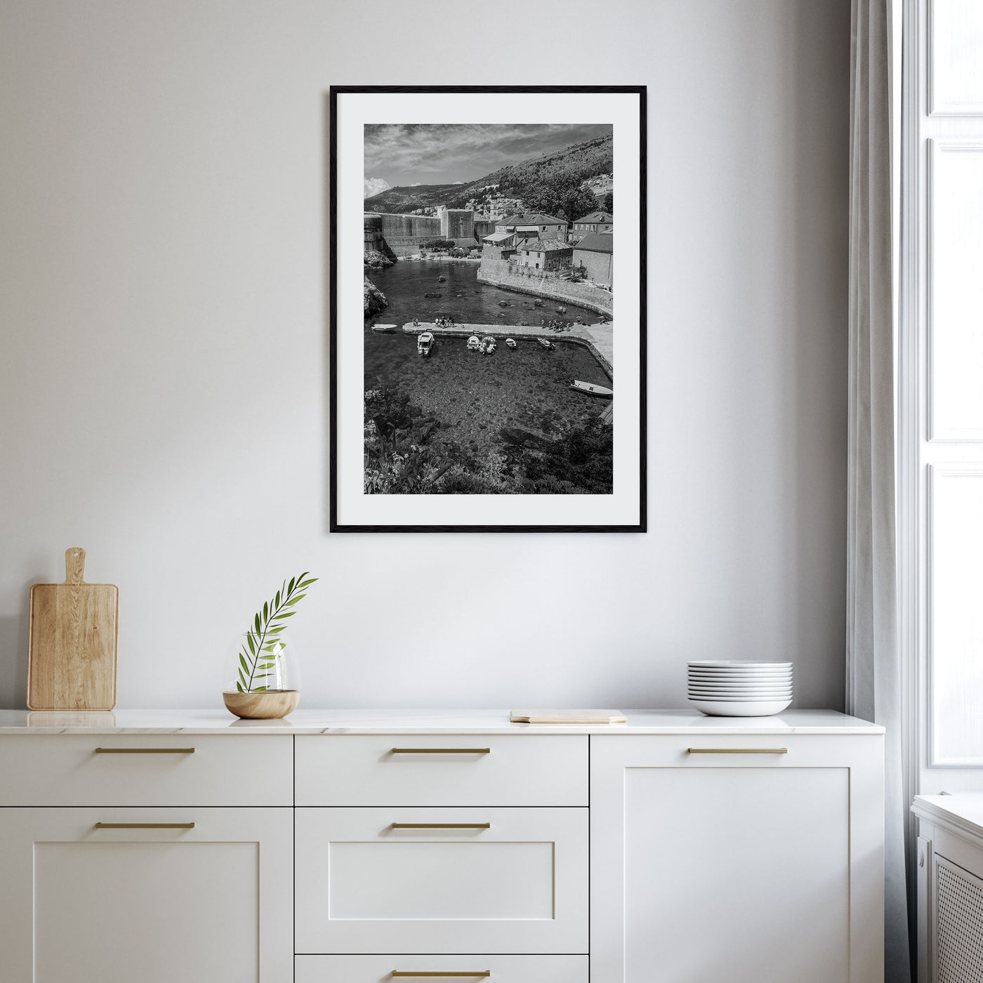 Croatia Photo B&W Poster