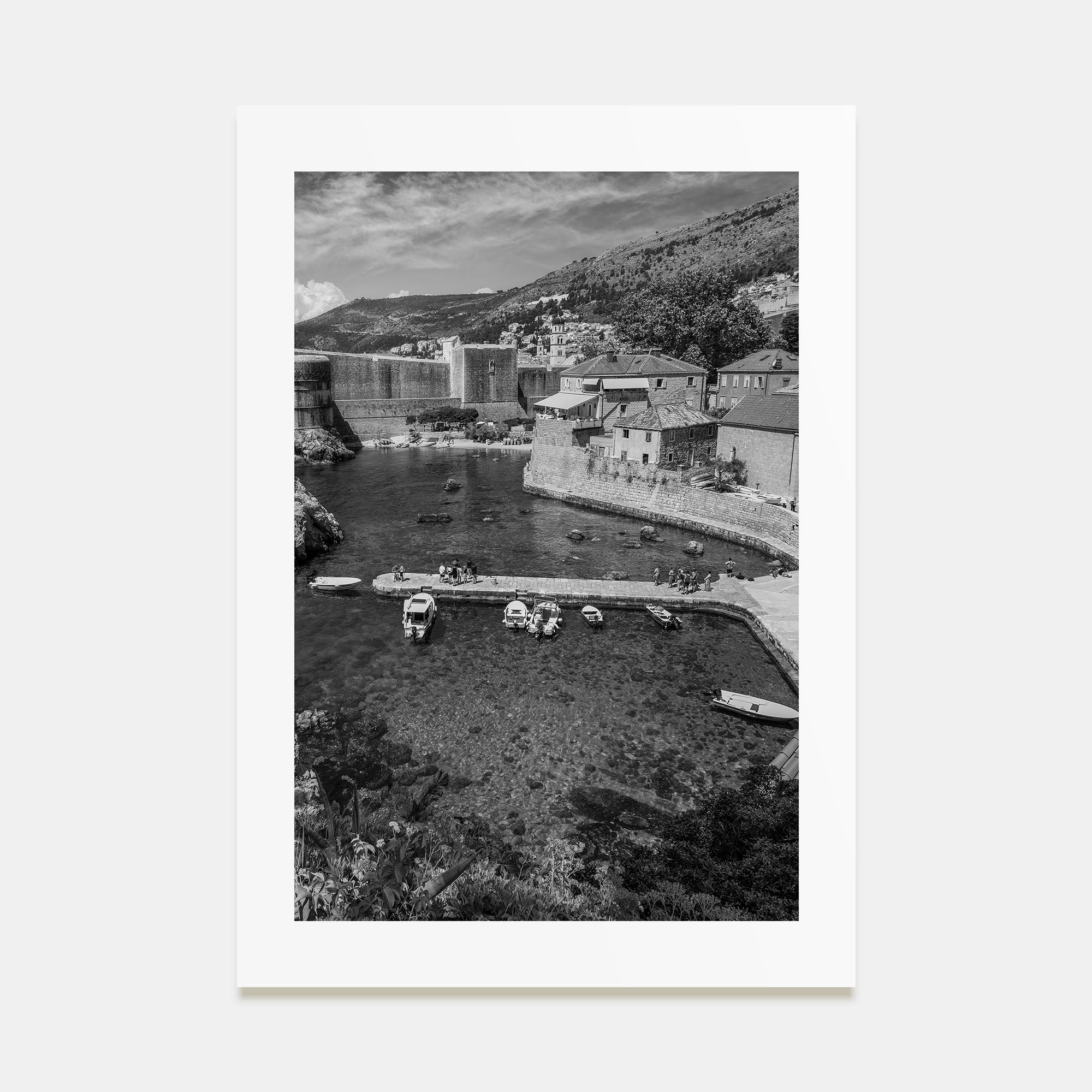 Croatia Photo B&W Poster