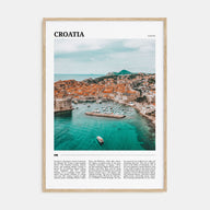 Croatia Travel Color Poster