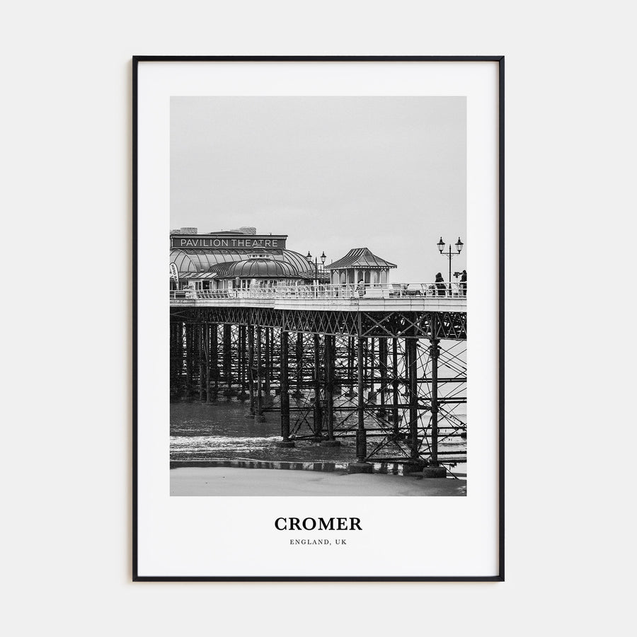 Cromer Portrait B&W Poster
