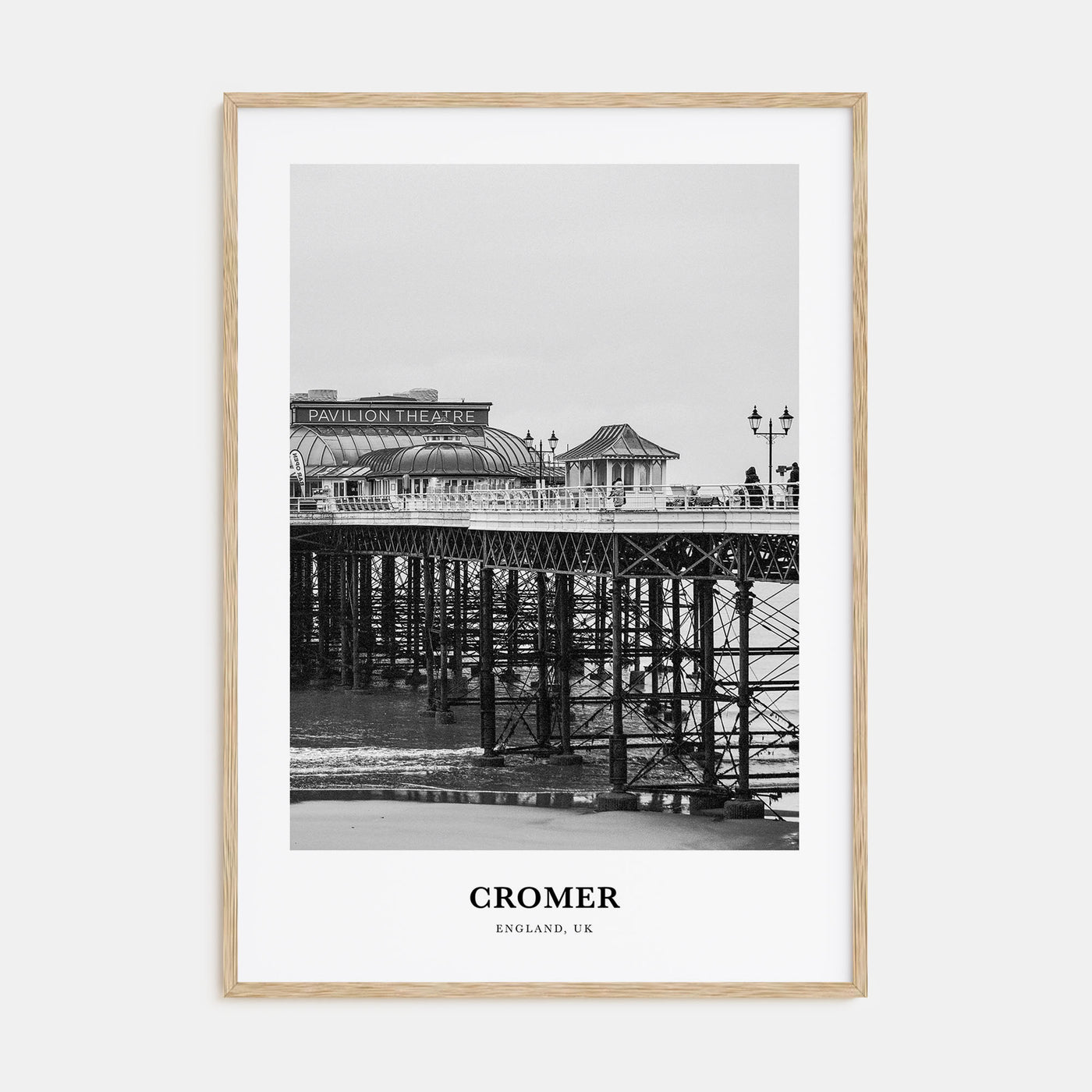 Cromer Portrait B&W Poster