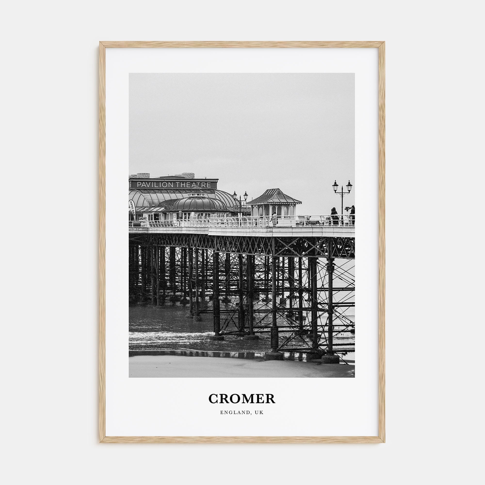 Cromer Portrait B&W Poster