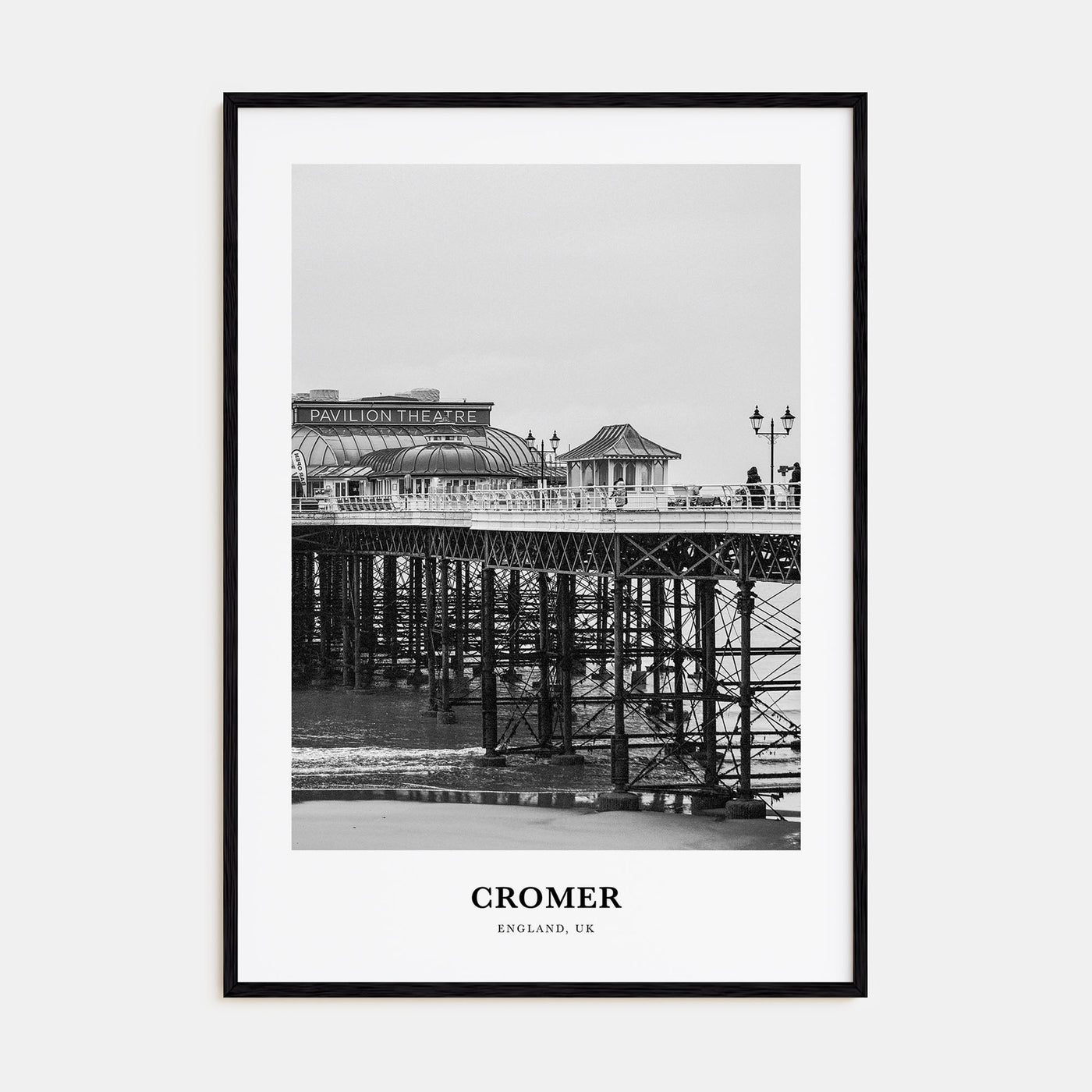 Cromer Portrait B&W Poster