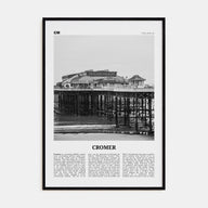 Cromer Travel B&W Poster