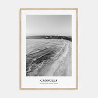 Cronulla Portrait B&W Poster