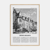 Crown Heights Travel B&W Poster