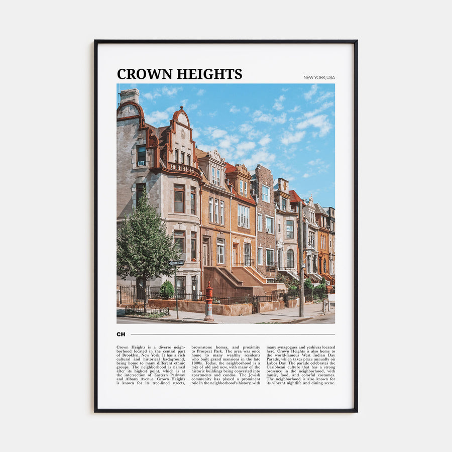 Crown Heights Travel Color Poster