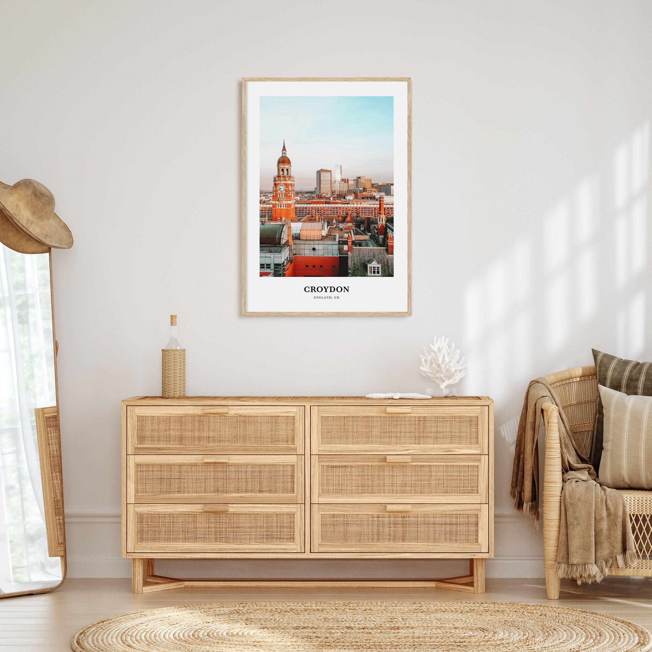 Croydon Portrait Color Poster