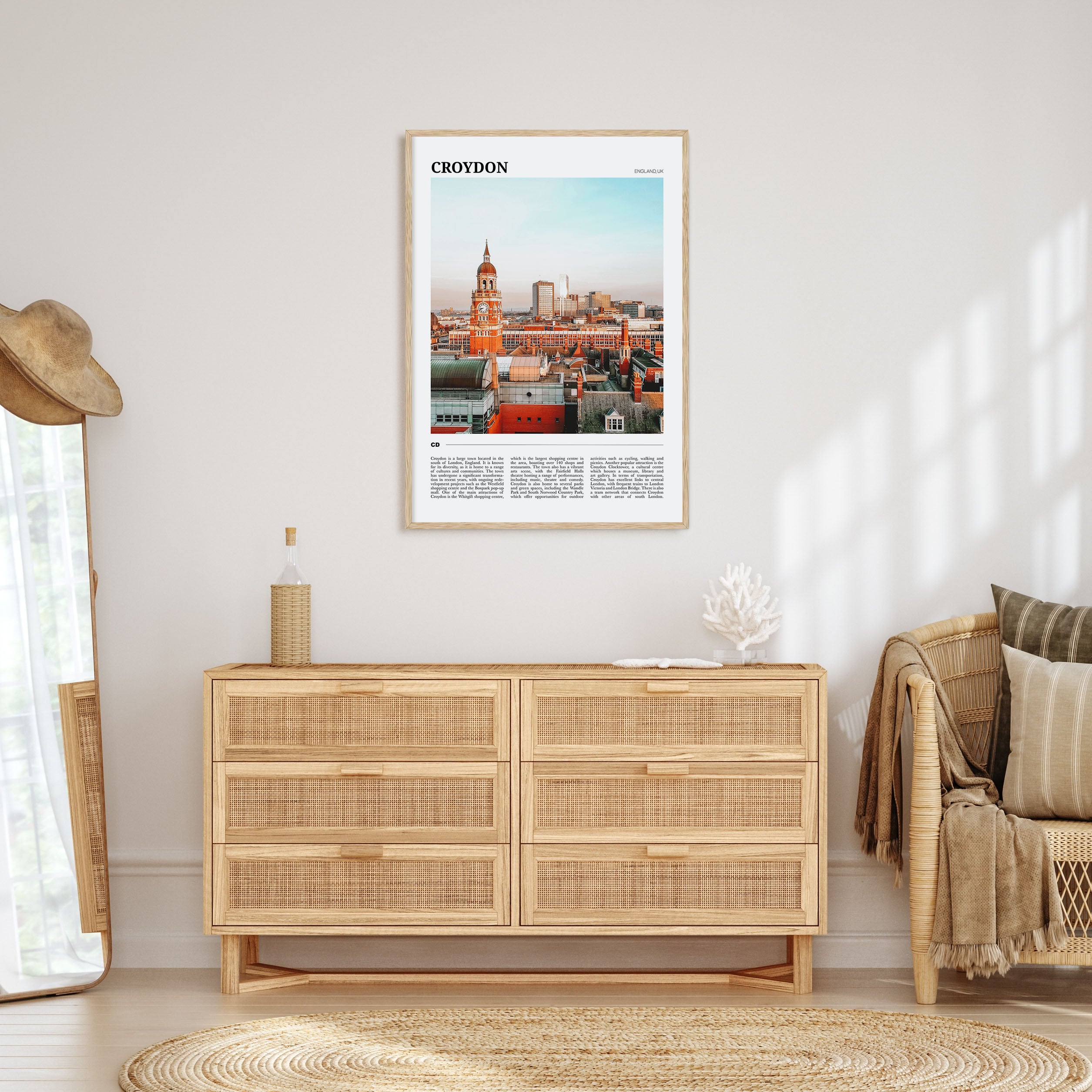 Croydon Travel Color Poster