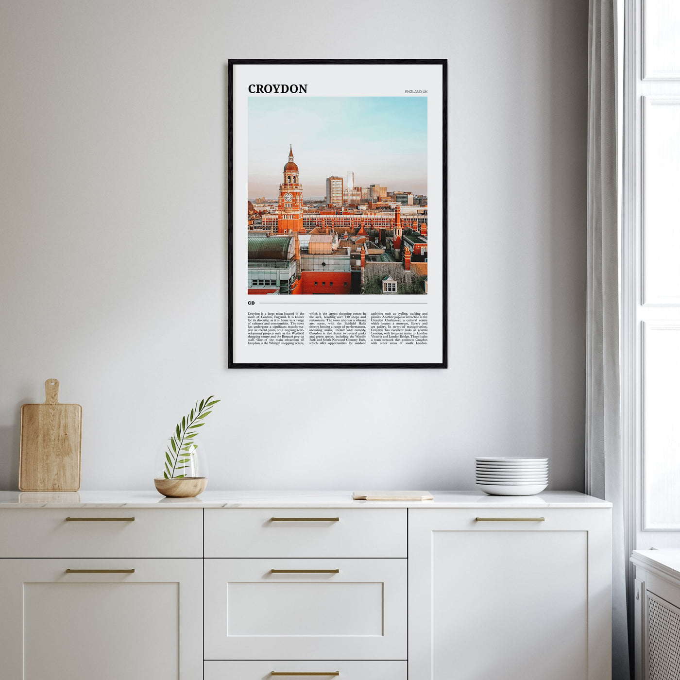 Croydon Travel Color Poster