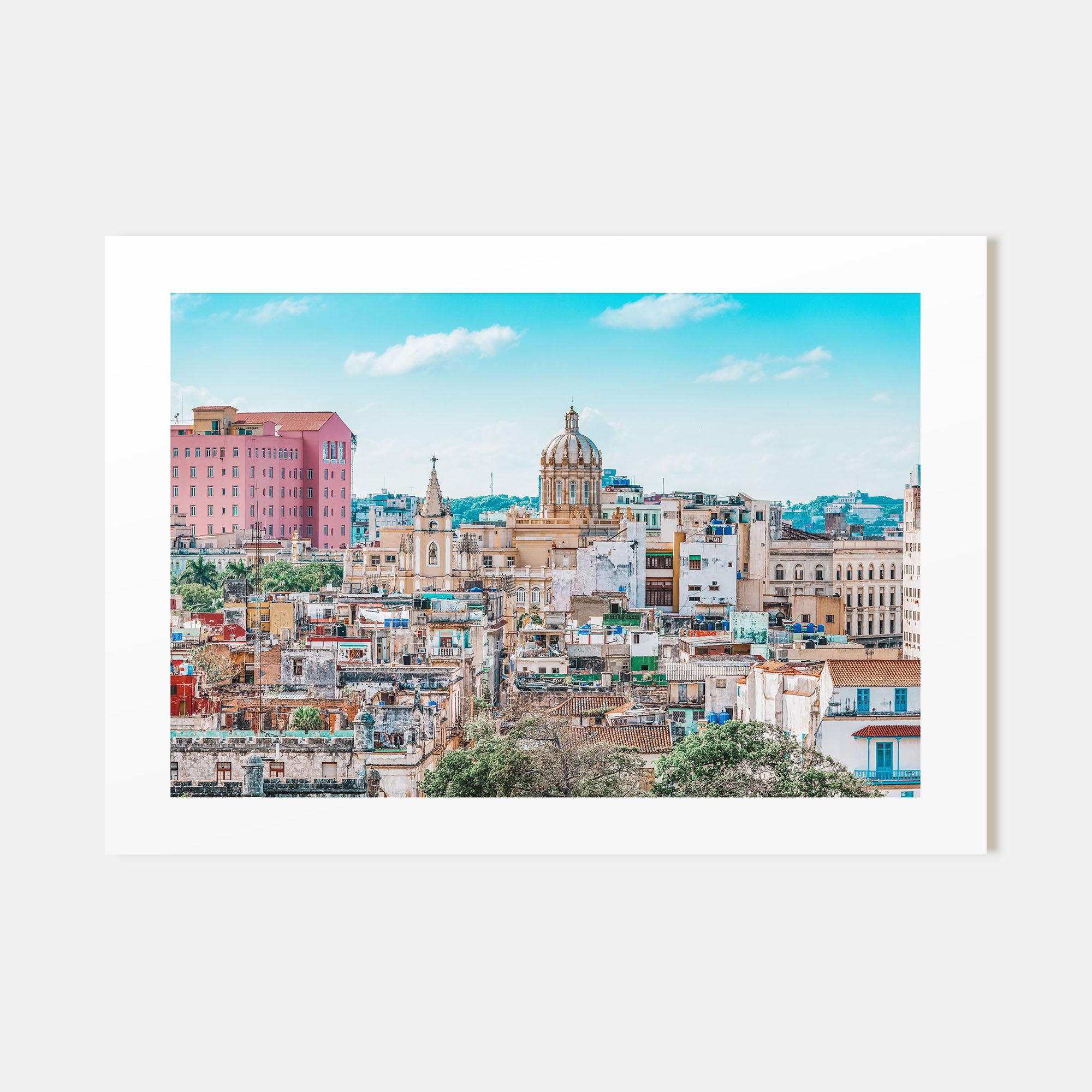 Cuba Landscape Color Poster
