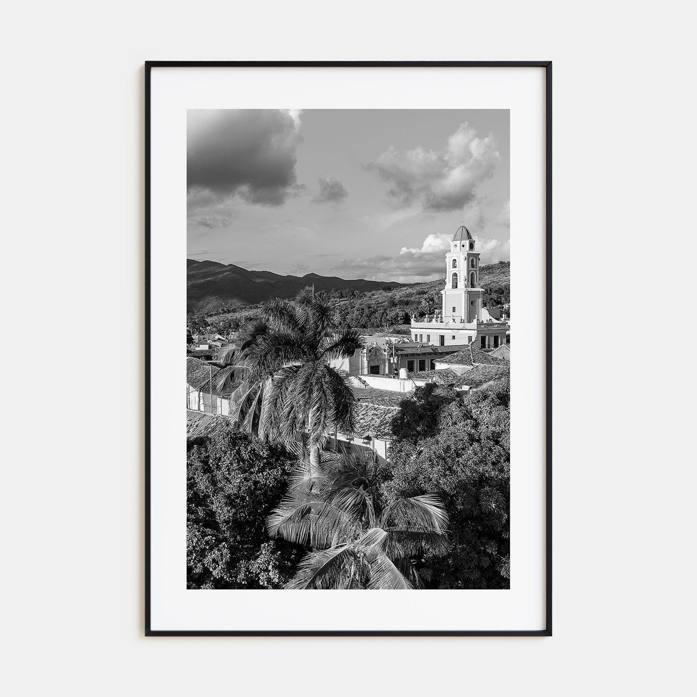 Cuba Photo B&W Poster