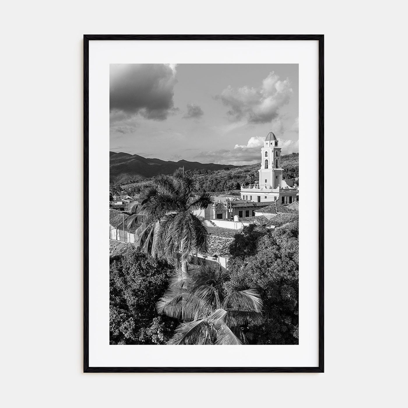 Cuba Photo B&W Poster