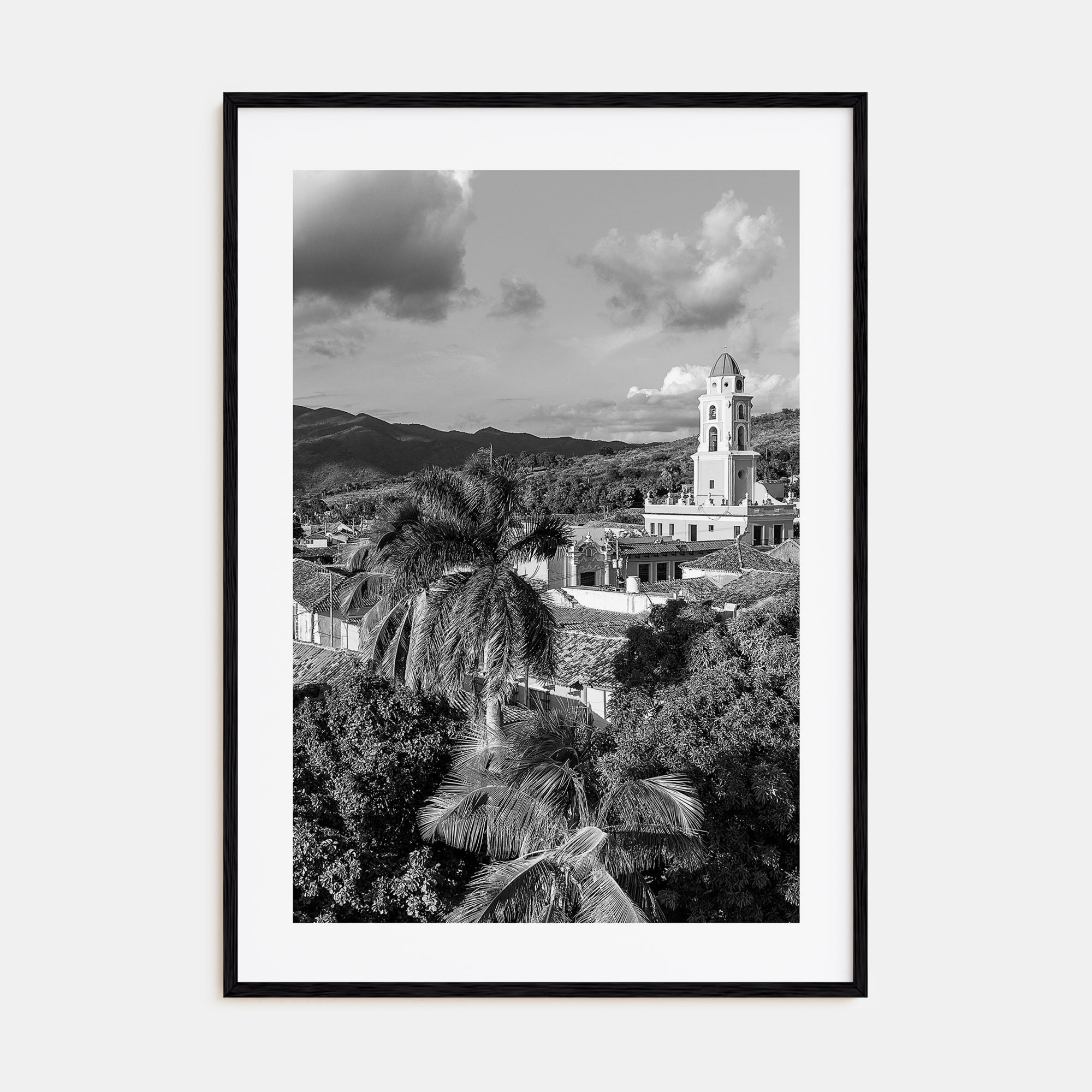 Cuba Photo B&W Poster