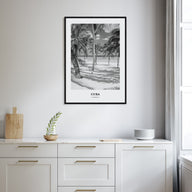Cuba Portrait B&W No 1 Poster