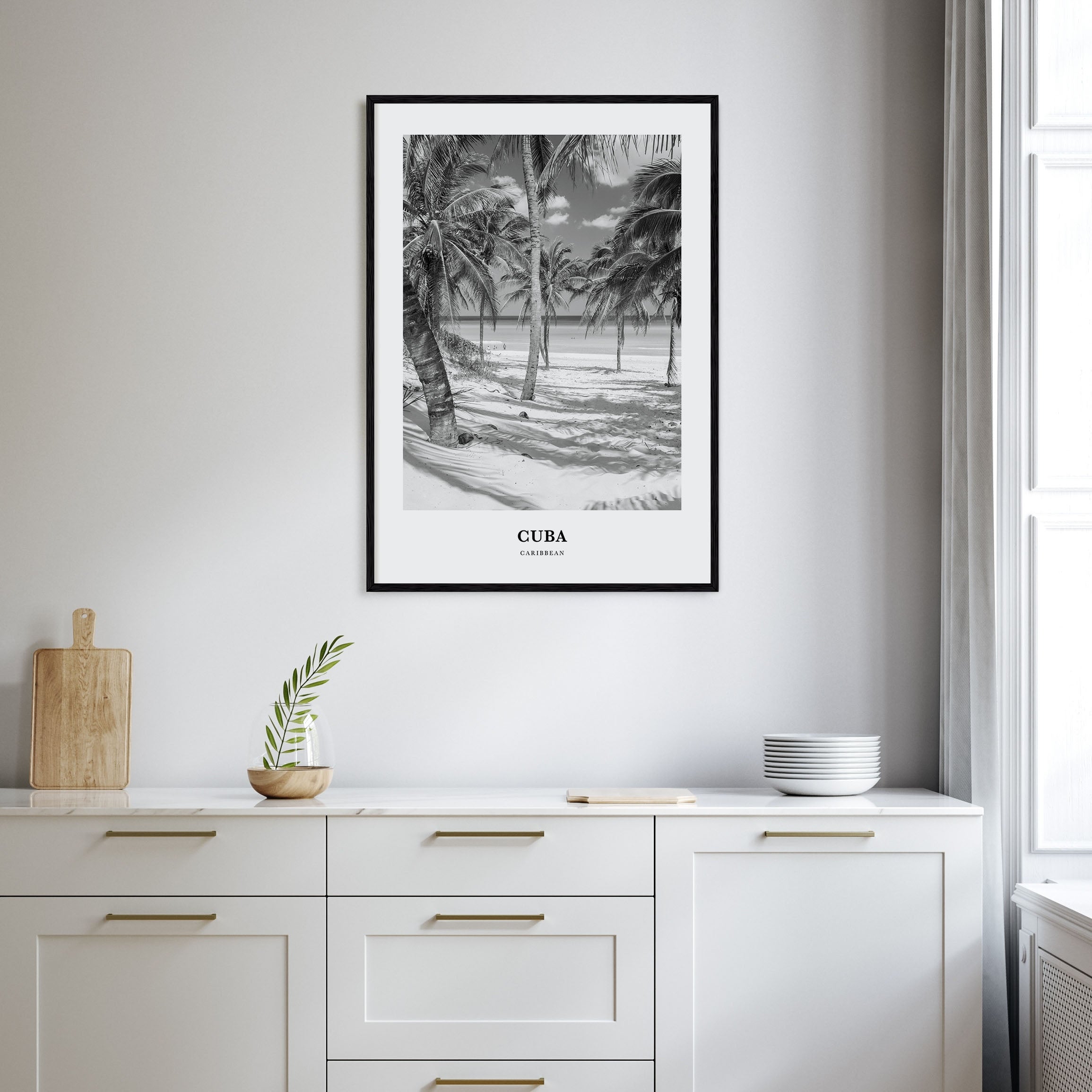 Cuba Portrait B&W No 1 Poster