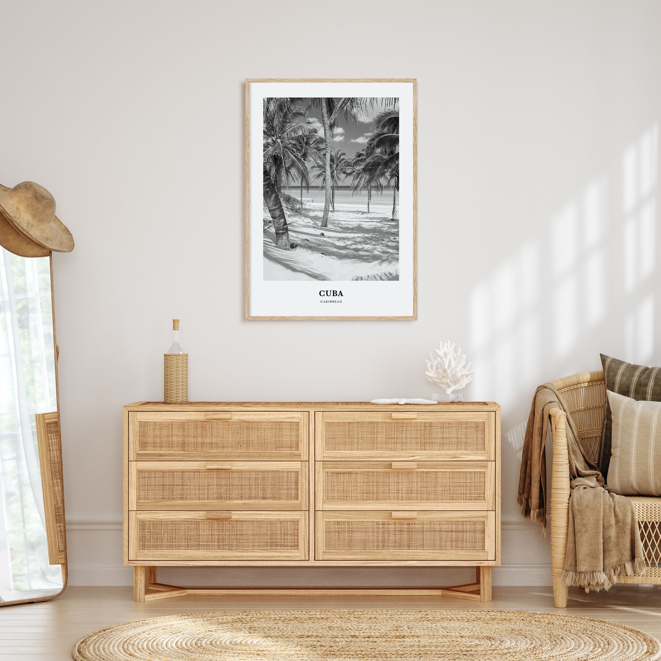 Cuba Portrait B&W No 1 Poster