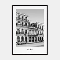 Cuba Portrait B&W No 3 Poster