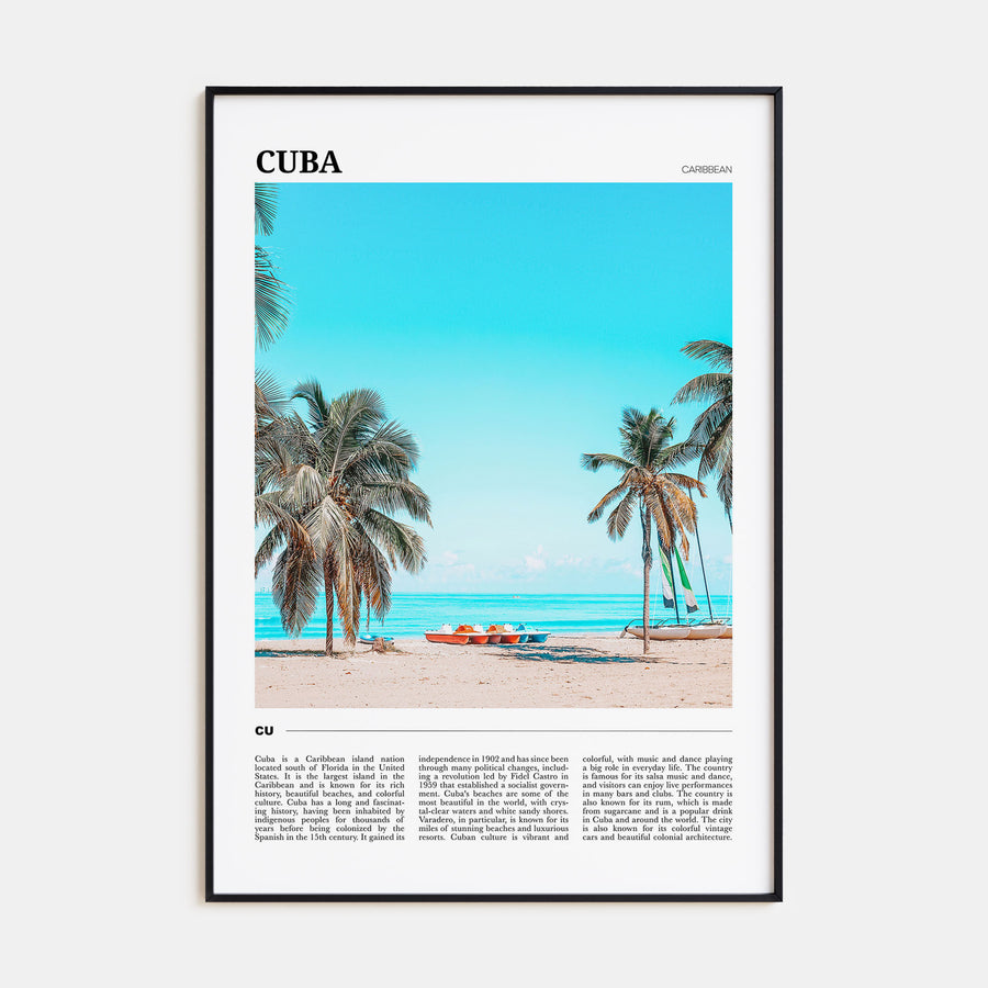 Cuba Travel Color No 1 Poster